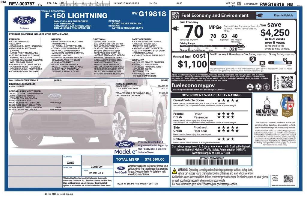 ford f-150 lightning 2024 1FT6W5L79RWG19818 image ford f-150 lightning 2024 1FT6W5L79RWG19818 image